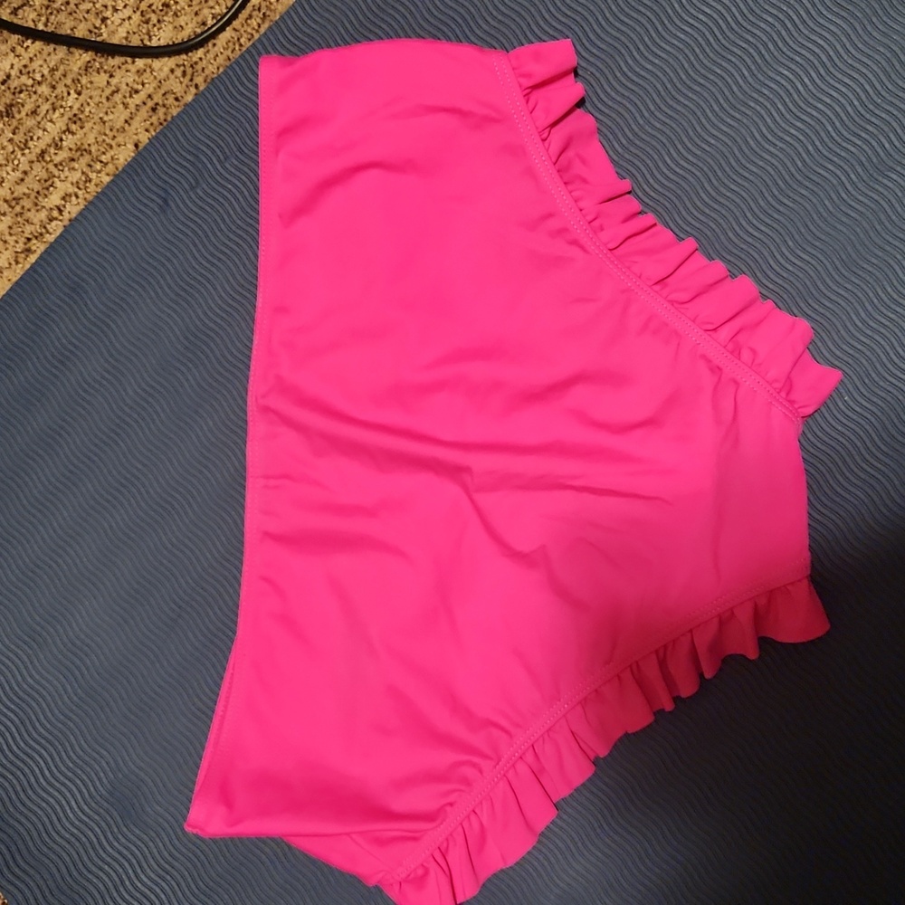 Hot Pink Ruffle Bikini - Picture 6 of 8